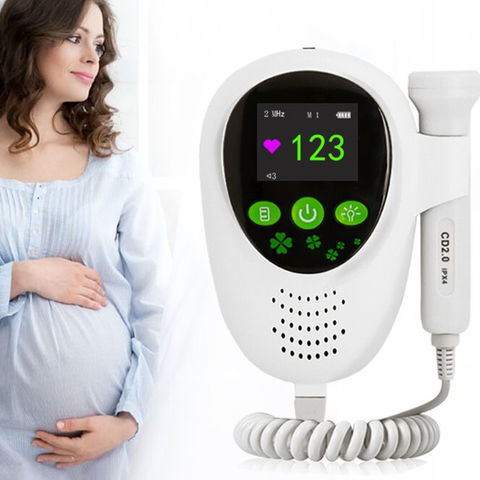 Prenatal Fetal Doppler Baby Ultrasound Heartbeat Monitor Ultrasonic  Detector 2.5 MHz Probe