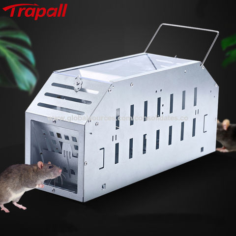 Buy Wholesale China Humane Automatic Multi-catch Metal Rat Rodent Control  Live Catch Mouse Trap Cage & Live Mouse Trap at USD 11.8