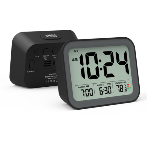 Compre Reloj De Alarma Digital Para Dormitorio, Reloj De Alarma