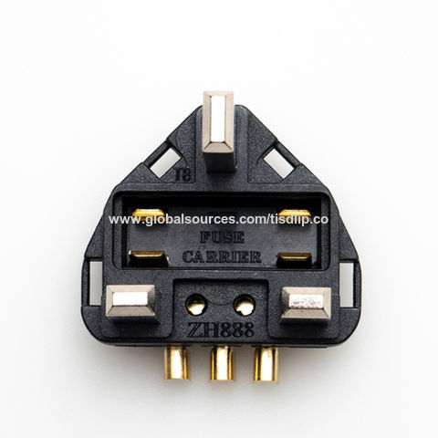 Buy Wholesale China 3 Pins 13a Uk Plug Insert With Fuse & 13a Uk Plug ...