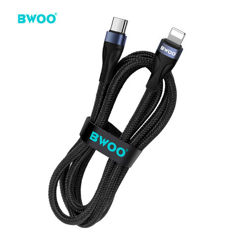 BWOO wholesale mobile phone fast charging cable usb cable usb c 20w pd ...