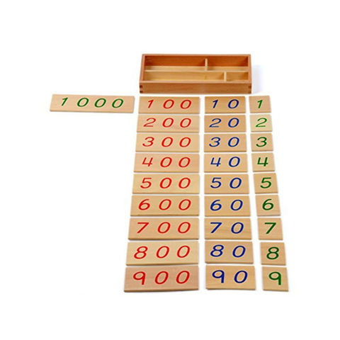 Puzzle Montessori personnalisé Chiffres et formes