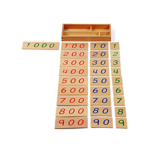 Wooden Montessori Chinese Number Board
