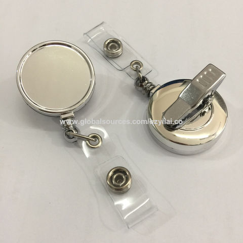 Retractable ID Card Metal and Plastic Badge Holder and Yoyo Badge Reels -  China Badge Reel and Yoyo Badge price