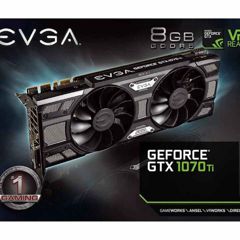 EVGA NVIDIA GeForce GTX 1070 SC 8GB GDDR5 Gaming Black Edition Graphics Card