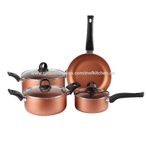 Casserole Pan Aluminium Kitchen Cooking Pan Saucepan Pot Lid Cookware Value 