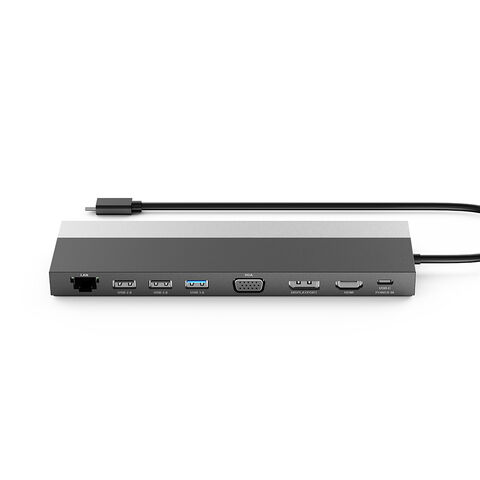 Entrega Rápida USB-C 4K 30Hz DP HDMI VGA Triple Pantalla MST Docking Estación USB-C 4K Triple Pantalla for sale at factory direct price