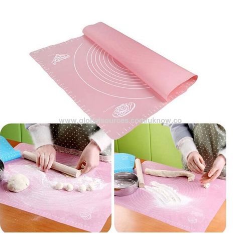 1 Pack, Pink Silicone Air Fryer Mat, High Temperature Resistance
