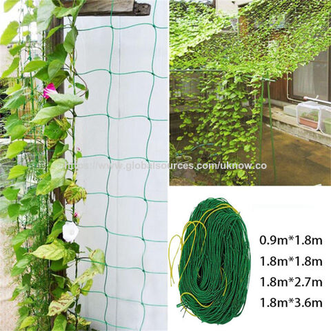 Malla de entutorado para plantas de jardinería - Red de soporte para cultivos