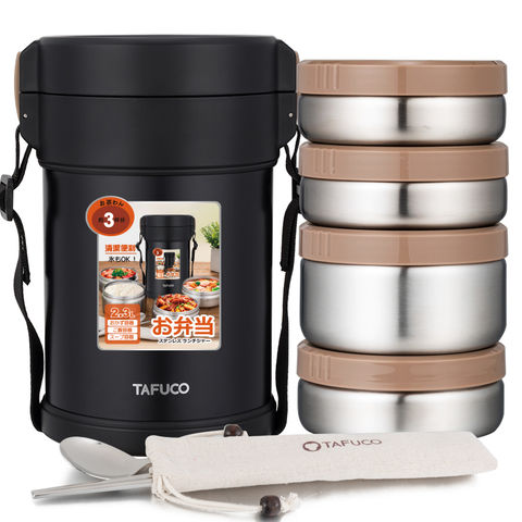 2.0l Tafuco Termos Para Comida Vacuum Thermal Fiambrera Tiffin