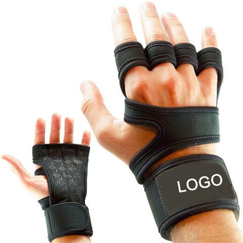 Weight Lifting Workout Gloves With Built-in Wrist Wraps For Men