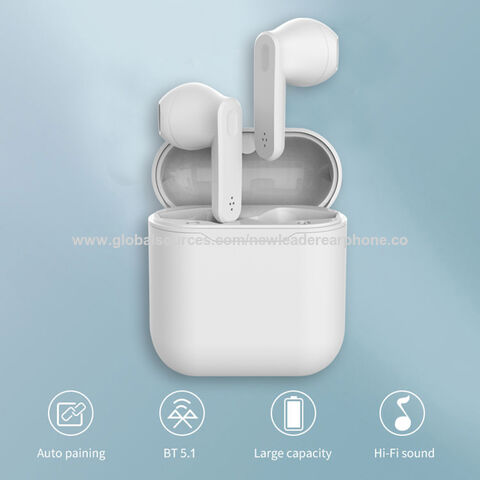 Auriculares Bluetooth IPX5 a prueba de agua, auriculares inalámbricos verdaderos, con estuche de carga tipo C y micrófono