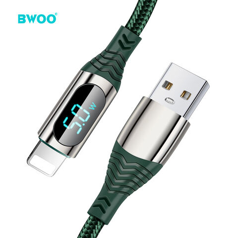 Buy Wholesale China Bwoo Fast Charging Cable With Real Time Display Of ...
