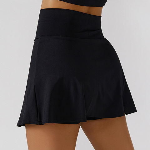 Palermo Black Athletic Skirt (long leggings) – Skirt Society