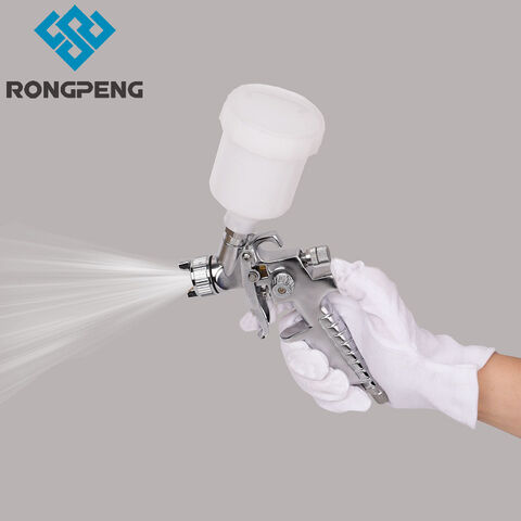 Industrial LVLP Spray Gun RONGPENG R100 0.8/1.0mm Nozzle Gravity