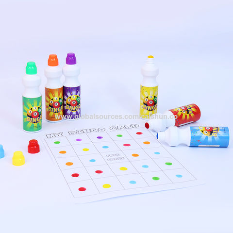 Buy Wholesale China Kids Art Painting Dot Markers Washable Safe Ink Bingo  Game Daubers Children Drawing Sets & Drawing Toy Bingo Marker Pen at USD  4.3