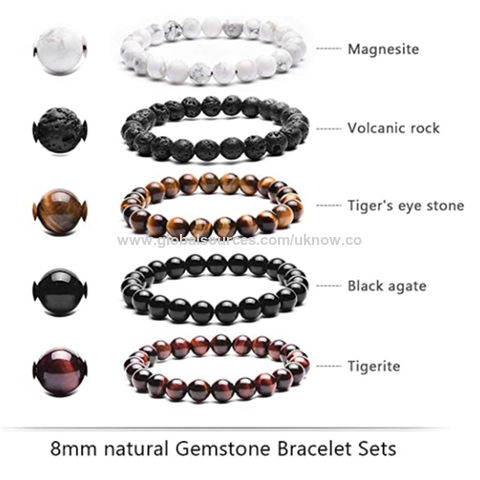Multi woven gemstone bracelet for men and women – Crea8tive Drip