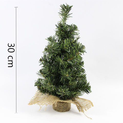 30cm Mini Christmas Tree Table Decoration LED Lights Ornaments Pine Tree Xmas 