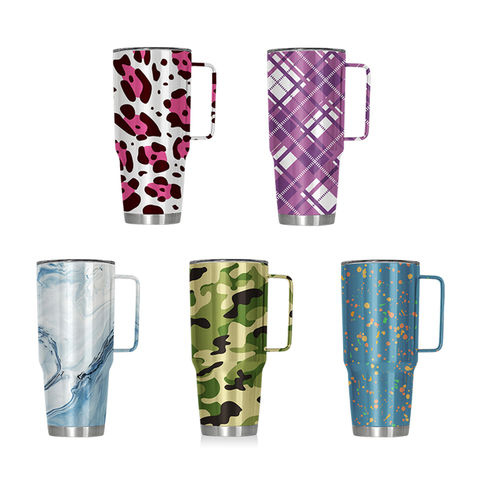 30oz OEM Stainless Steel Wine Tumbler Coffee Mug Beer Cup 18/8 Double ...