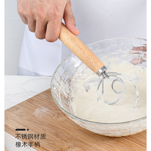 Buy Wholesale China 13 Inch Oak Handle Flour Mixer Danish Dough Mixing ...