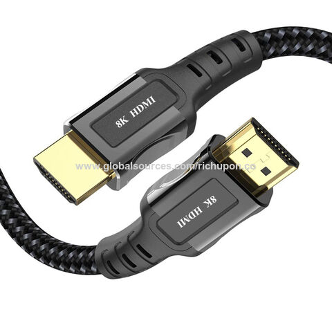 8k High Speed 2.1 Cable Aluminum Alloy, Male To Male Cable, 2.1