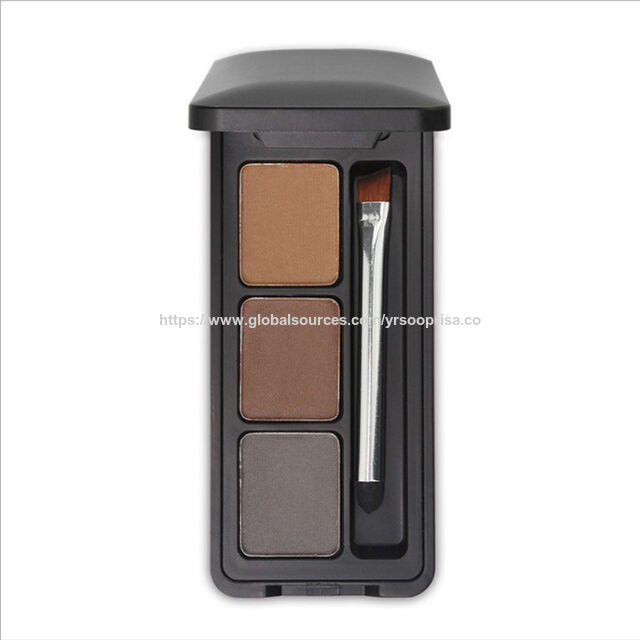 Nuevo Kit de Contorno de Cejas Plantillas de Cejas Pincel Pinzas Paleta de Maquillaje de Cejas Polvos para Cejas