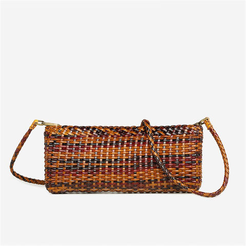 small woven purse