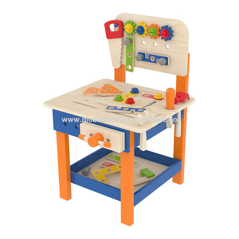 Compre Banco De Trabajo De Madera Para Niños, Silla, Multifunción