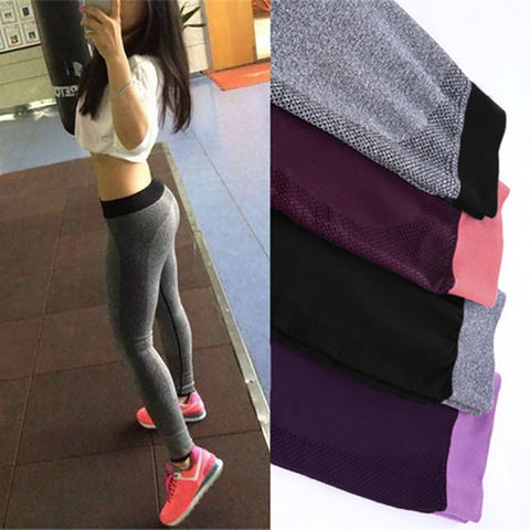 Buy Wholesale China Sports Fitness Capri Yoga Tights Gym Workout Seamless  Women Leggings & Women Leggings at USD 2.7