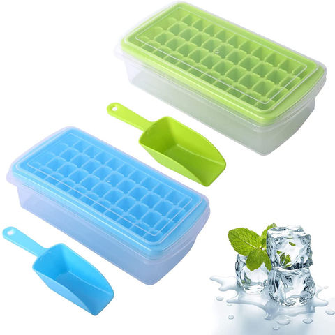 Ice Cube Trays with Lid and Ice Storage Bin - China Ice Storage Bin and  Storage Bin price