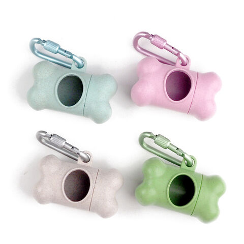 Kotbeutelspender aus Weizenstroh, kompakt und tragbar, Haustierprodukte, Hundebeutelspender for sale at factory direct price