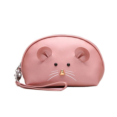 Buy Wholesale China Fashion Cute Little Mouse Pink Polyester Kids Cosmetic  Makeup Bags For Little Girls Travel & Polyester Cosmetic Bags at USD 2.99