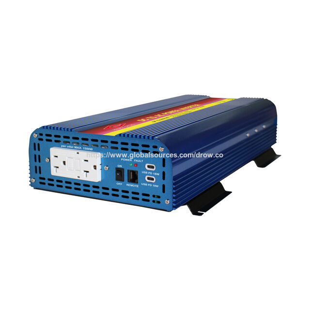 Buy Wholesale Taiwan 2 Ports Usb Pure Sine Wave Inverter, Dc To Ac High ...