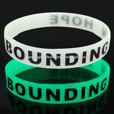 Custom Glow in the Dark Wristbands & Wrist Bracelets