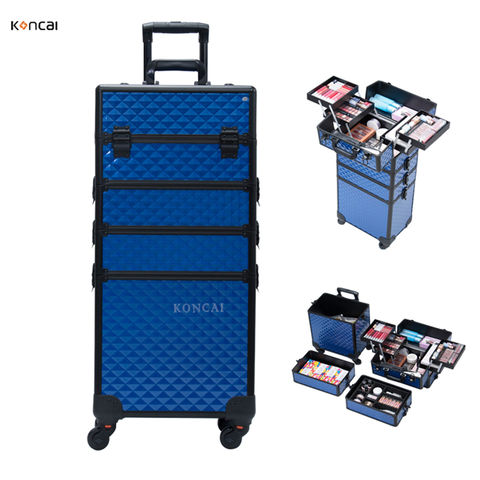 cheap makeup case on wheels