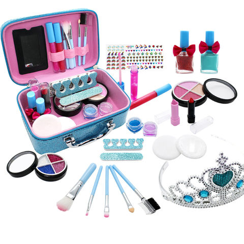 Kit de maquillage de licorne enfant Jouets cosmétiques Set avec sac  Princesse Jeu Cadeau d'anniversaire pour enfants filles