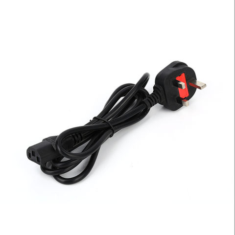 White EU 2-Prong VDE Plug Power line Laptop AC Adapter Power Cord Cable Lead 2 Pin Black 1.5m Wholesale 