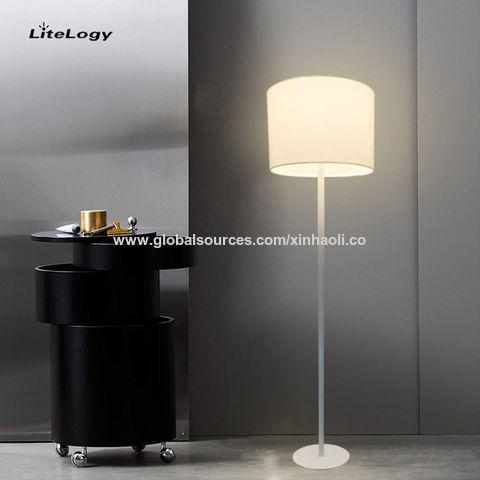 White Bedside Lamp Tall Floor Lamps, What Is The Best Height For Bedside Lamps