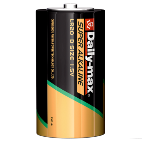 Daily-max Size D Lr20 Super Alkaline Battery Dry Batteries