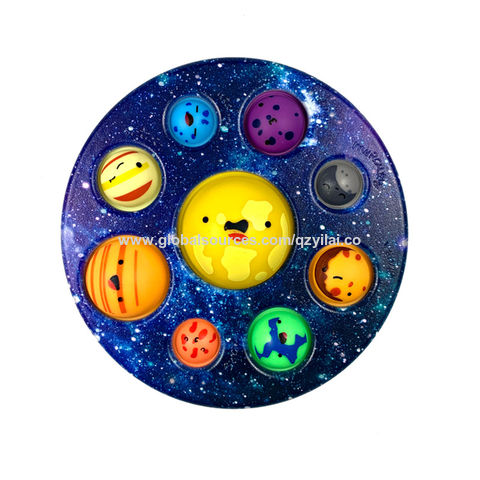 China Planet Pop it Fidget Toy, Planets Fidget Popper Solar System Toys ...