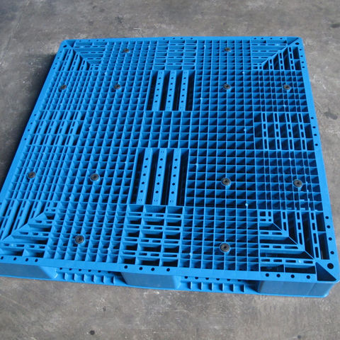 Plastic pallet 1200 x 1200 open deck 3 runners heavy