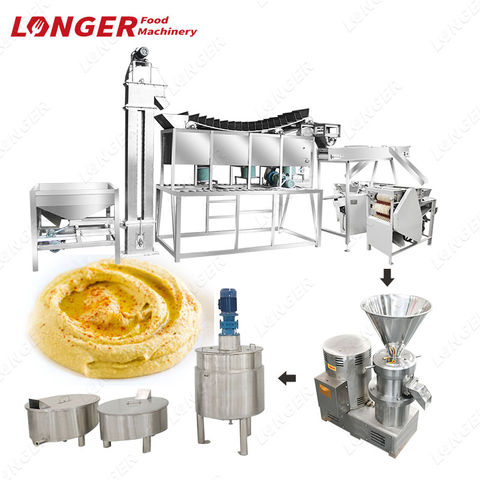 Buy Wholesale China Industrial Hummus Making Machine Chickpeas Puree  Production Line & Hummus Making Machine at USD 30000