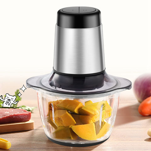 1.5L Glass Chopper with 2 Speed, Electric Food Chopper,with stainless ...