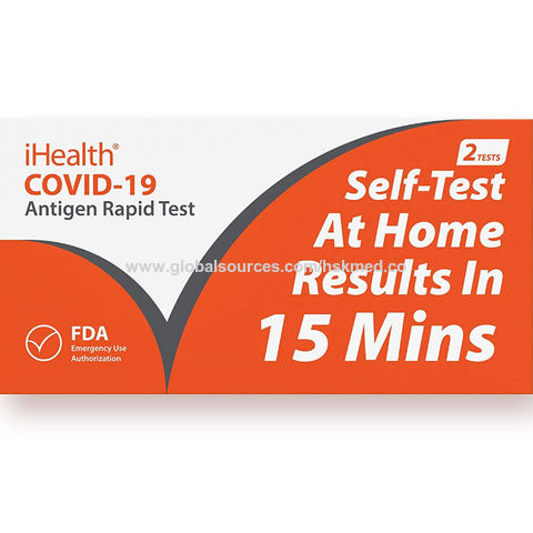 China Antigen Rapid Test FDA EUA Authorized OTC at-Home Self Test Non ...