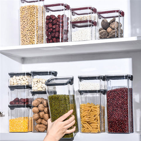 Kitchen Pantry Bpa Free Plastic Clear, Airtight Kitchen Storage Container