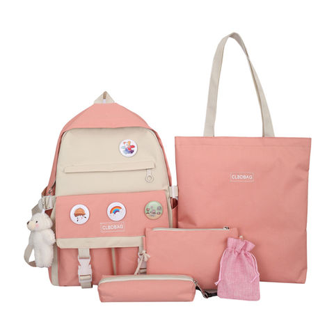 Japanese and Korean Style Bags Kawaii Canvas School Backpack Girls Ulzzang  Backpacks - China Custom School Bag and School Bag Factory price