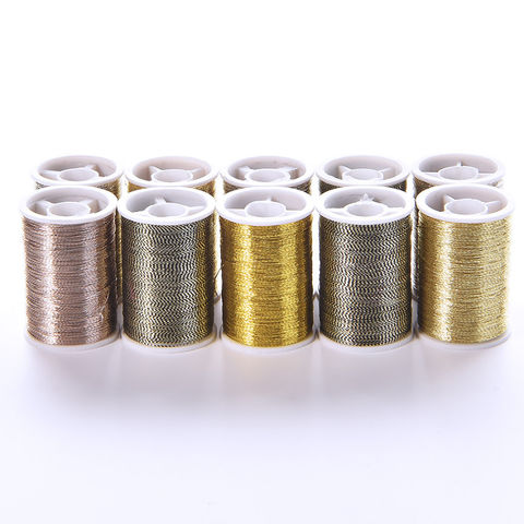 Buy Standard Quality China Wholesale Metallic Thread Mixcolor