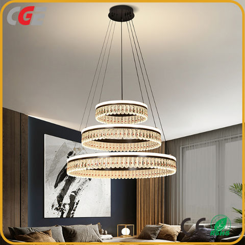 Ceiling Light Crystal Chandelier Luxury, Crystal Chandelier Living Room Lamp