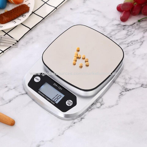 Portable Kitchen Scale Backlight Digital Electronic Scales Food Balance  7KG/1G 