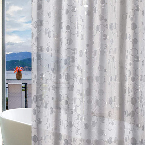 3d Peva Shower Curtain 180x200cm, Best Shower Curtain Weights